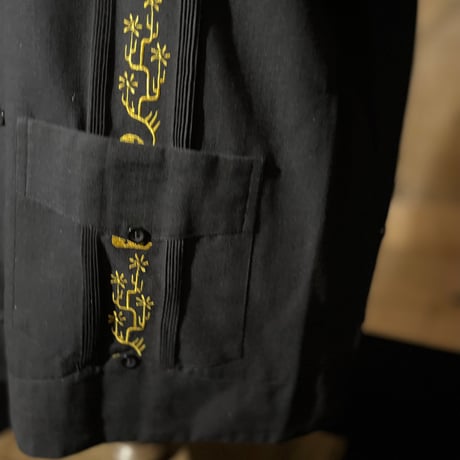 【2027年7月31日までにお届け】【受注生産】【長袖】【SHOTA CACTUS】【 ESGS-06L-BG】【 L/S CUBANA 】【BLACKx GOLD】 【黒x金】