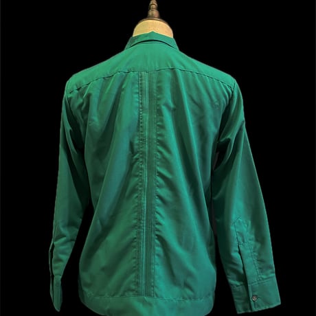 【予約】【長袖】【IMP-DE-01L-GRE-36】【 DEADSTOCK 】【S/S GUAYABERA】【GREEN】 【緑】