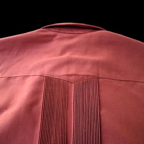【2027年7月31日までにお届け】【受注生産】【長袖】【 ESGS-04L-ORG 】【 L/S GUAYABERA 】【REJILLADA ASA】【麻の葉柄】【ORANGExGOLD】