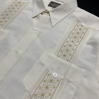 【1月〜2月】【予約商品】【半袖】【 ESGS-13S-OFG 】【 S/S CUBANA ASA 】【OFF WHITEx GOLD 】 【オフホワイトx金】