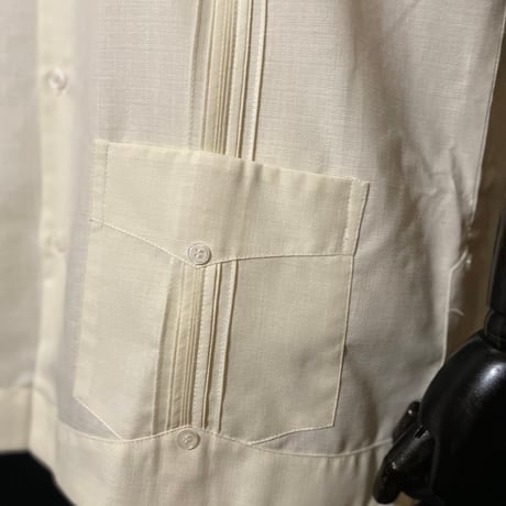 【半袖】【 ESG-33S-OF】【 S/S CUBANA 】【GUAYABERA】【OFF WHITE】【オフホワイト】