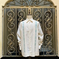 【2027年7月31日までにお届け】【受注生産】【長袖】【 ESG-32L-OFJA 】【 L/S GUAYAMISA 】【OFF WHITExJADE】 【オフホワイトx翡翠】