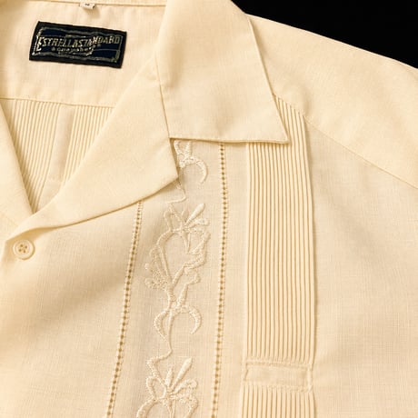 【ESG-20S-OF】【REJILLADA 】【S/S GUAYABERA】【OFF WHITE】 【オフホワイト】