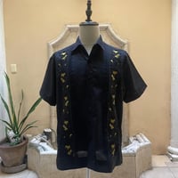 【半袖】【 ESG-36S-BG】【金魚】【 S/S GUAYAMISA 】【 BLACK x GOLD 】【 黒x金 】