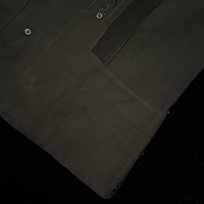 予約】【ESG-20S-B】【 REJILLADA 】【S/S GUAYABERA】【BLA