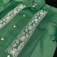【予約】【半袖】【サイズ36(M)】【IMP-DE-22S-GRE-36】【 DEADSTOCK 】【S/S GUAYABERA】【GREEN】【緑】