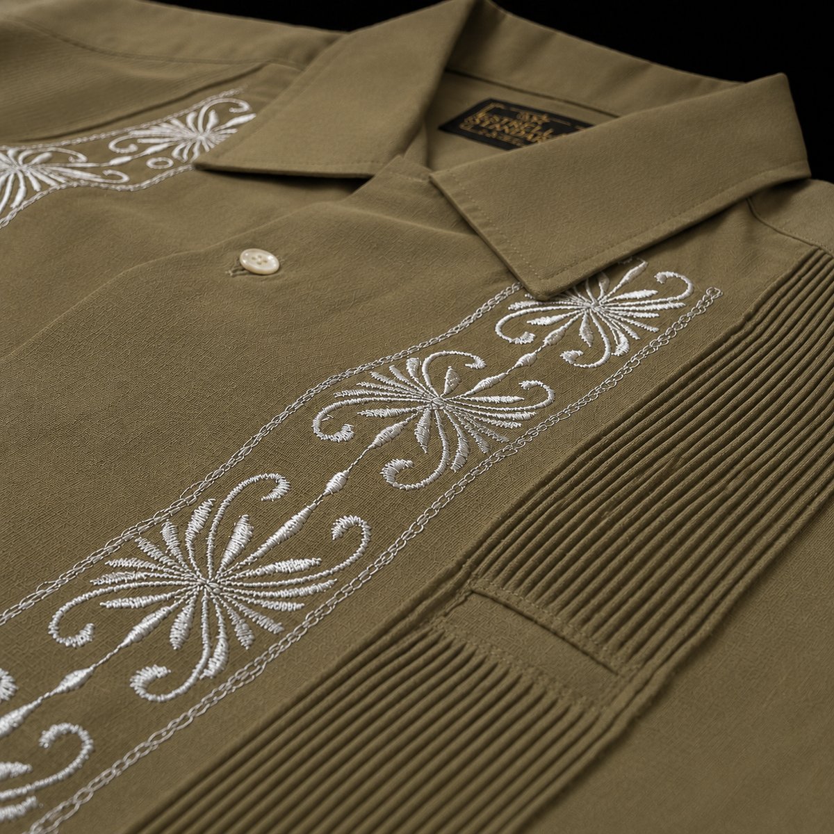 予約商品】【半袖】【 ESG-01S-KHS 】【 S/S GUAYABERA 】【 REJ