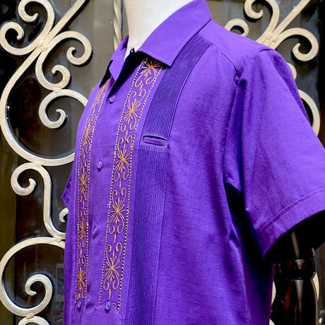 【2027年7月31日までにお届け】【受注生産】【半袖】【 ESG-01S-PUG 】【 REJILLADA 】【 PURPLE x GOLD 】【紫 x 金 】