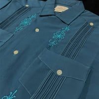 【予約】【半袖】【サイズ38(L)】【IMP-DE-27S-PE-38】【 DEADSTOCK 】【S/S GUAYABERA】【PETOROLEO】