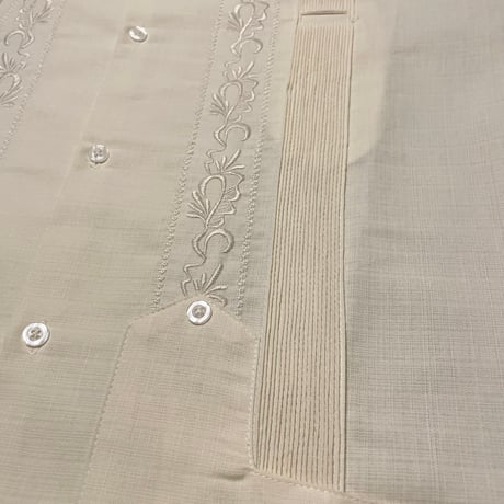 【ESG-20L-OF】【REJILLADA 】【L/S GUAYABERA】【OFF WHITE】 【オフホワイト】