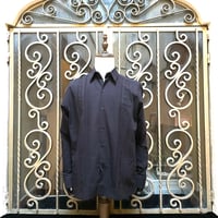 【2027年7月31日までにお届け】【受注生産】【長袖】【 ESG-32L-B 】【 L/S GUAYAMISA 】【BLACK】 【黒】