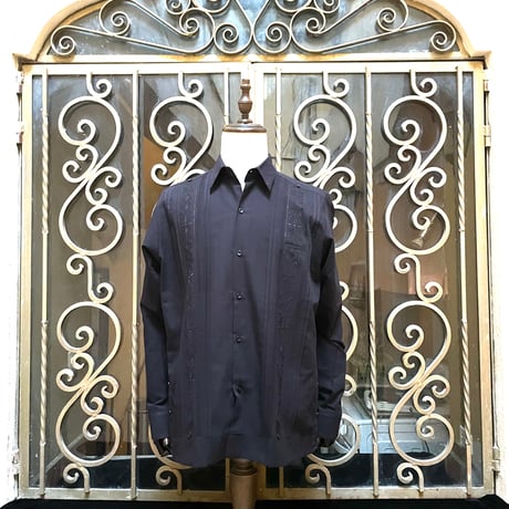 【長袖】【 ESG-32L-B 】【 L/S GUAYAMISA 】【BLACK】 【黒】