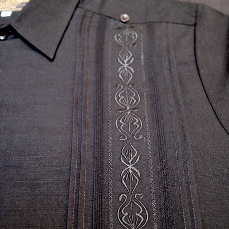 【長袖】【 ESG-32L-B 】【 L/S GUAYAMISA 】【BLACK】 【黒】