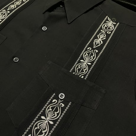 【1月〜2月】【予約商品】【半袖】【 ESG-39S-BS 】【 S/S CUBANA 】【BLACKxSILVER 】 【黒x銀】