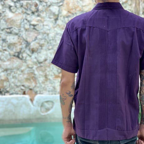 【2027年7月31日までにお届け】【受注生産】【半袖】【 ESG-01S-PUW 】【 REJILLADA 】【 PURPLE x WHITE 】【紫 x 白 】