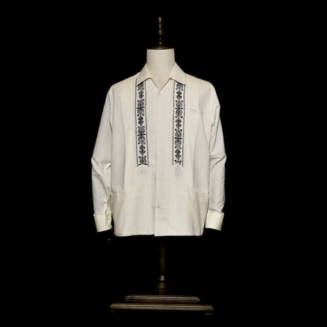 【2027年7月31日までにお届け】【受注生産】【長袖】【 ESG-01L-OFB 】【 REJILLADA 】【 OFF WHITE x BLACK 】【 オフホワイト x 黒 】