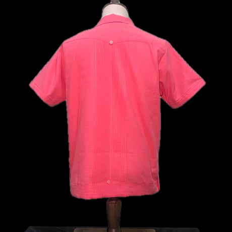 【予約商品】【半袖】【 ESG-01S-PW 】【S/S REJILLADA】【CORAL x WHITE】 【ピンクx 白】