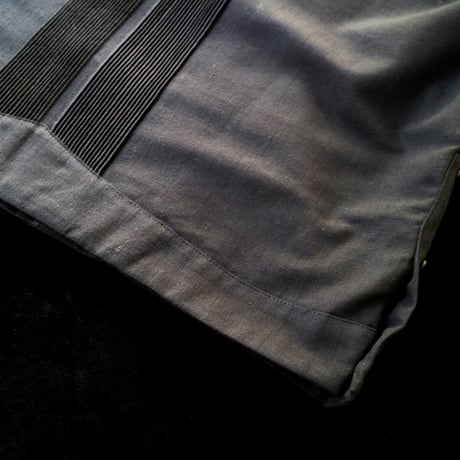 【2027年7月31日までにお届け】【受注生産】【長袖】【 ESGS-04L-BW 】【 L/S GUAYABERA 】【 REJILLADA ASA 】【 麻の葉柄 】【 BLACKxWHITE】