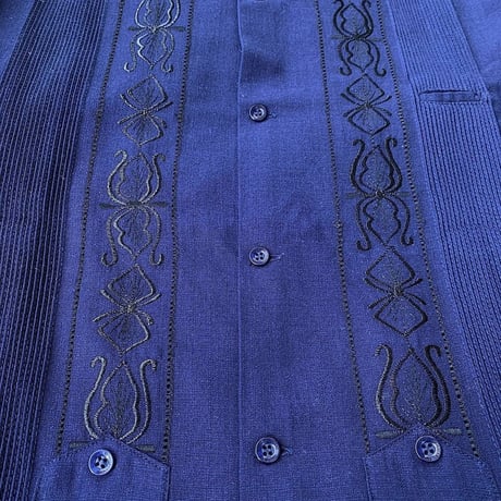 【2027年7月31日までにお届け】【受注生産】【長袖】【 ESG-01L-NB 】【 REJILLADA 】【 NAVY x BLACK 】【 紺 x 黒 】
