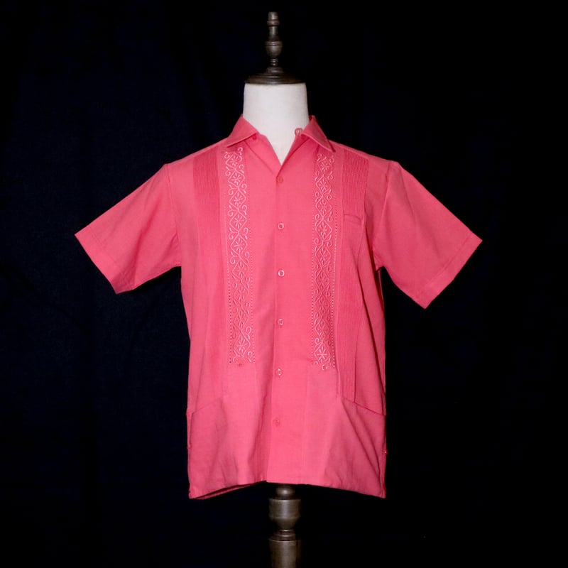 ESTRELLA STANDARD GUAYABERA　REJILLADA半袖 半袖】【 S/S REJILLADA 】【 ESG-101S-CO-12】【COTTON/P
