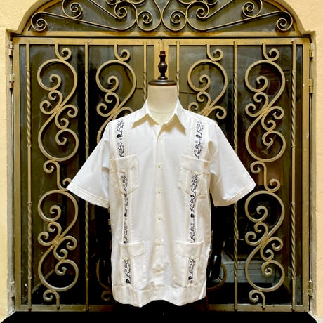 【2027年7月31日までにお届け】【受注生産】【半袖】【SHOTA CACTUS】【 ESGS-06S-OFB】【 S/S CUBANA 】【OFF WHITE x BLACK】