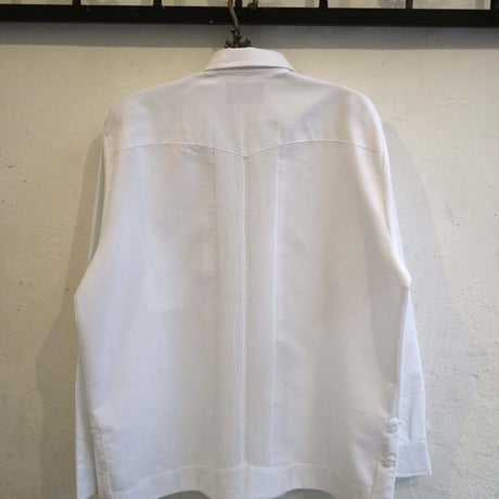 【2027年7月31日までにお届け】【受注生産】【長袖】【 ESGS-04L-W 】【 REJILLADA ASA 】【 麻の葉柄 】【WHITE】【白】