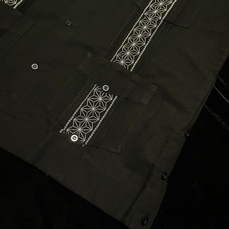 【1月〜2月】【予約商品】【半袖】【 ESGS-13S-BS】【 S/S CUBANA ASA 】【BLACKx SILVER 】 【黒x銀】
