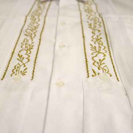 【2027年7月31日までにお届け】【受注生産】【長袖】【 ESG-20LP-WG 】【 REJILLADA CIPRE 】【 POLYESTER 】【 WHITE x GOLD 】【 白 x 金 】