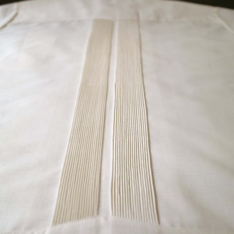 【2027年7月31日までにお届け】【受注生産】【 長袖 】【 ESGS-04L-OF 】【 L/S GUAYABERA 】【 REJILLADA ASA 】【 麻の葉柄 】【 OFF WHITE 】