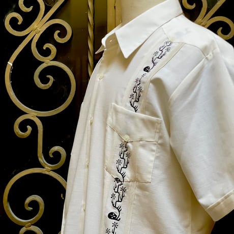 【2027年7月31日までにお届け】【受注生産】【半袖】【SHOTA CACTUS】【 ESGS-06S-OFB】【 S/S CUBANA 】【OFF WHITE x BLACK】