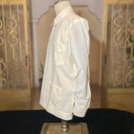 【長袖】【 ESG-33L-OF】【 L/S CUBANA 】【GUAYABERA】【OFF WHITE】【オフホワイト】