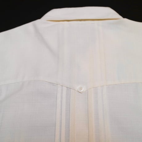 【半袖】【 ESG-32S-OFB 】【S/S GUAYAMISA】【OFF WHITE x BLACK】 【オフホワイト x 黒】