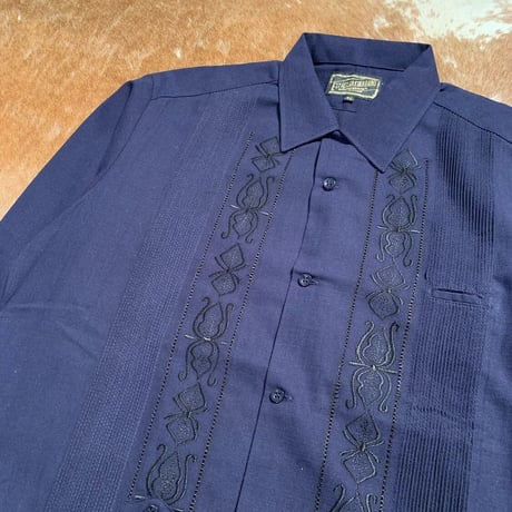 【2027年7月31日までにお届け】【受注生産】【長袖】【 ESG-01L-NB 】【 REJILLADA 】【 NAVY x BLACK 】【 紺 x 黒 】