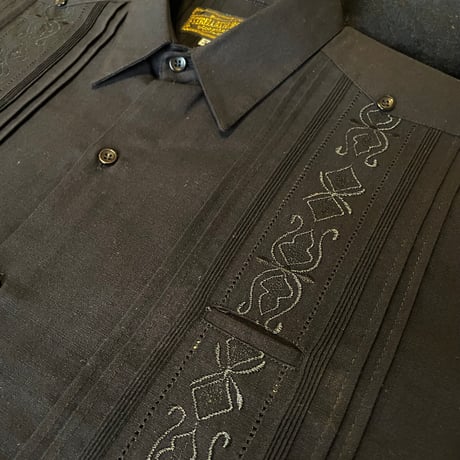 【長袖】【 ESG-32L-B 】【 L/S GUAYAMISA 】【BLACK】 【黒】