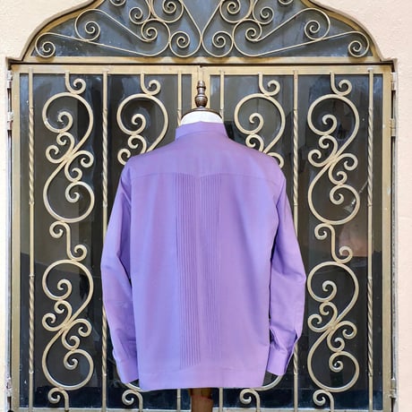 【お取り寄せ商品】【長袖】【IMP-COL-100L-LA】【GUAYABERAS COLLI】【 L/S GUAYAMISA 】【 LAVENDER 】【 ラベンダー 】