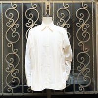 【ご注文日より１年以内にお届け】【受注生産】【長袖】【 ESG-32L-OF 】【 L/S GUAYAMISA 】【OFF WHITE】 【オフホワイト】