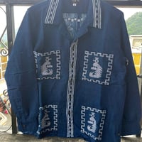 【長袖】【IMP-QTZ-LS44-BLW】【GUATEMALA】【 L/S QUETZAL SHIRTS】【BLUExWHITE】【青x白】