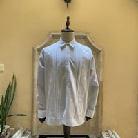 【9/11入荷】【予約商品】【長袖】【袖刺繍】【ESG-T30L-W】【 L/S GUAYAMISA 】【WHITE】【白】