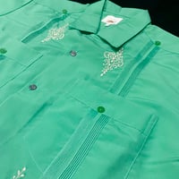 【予約】【半袖】【サイズ38(L)】【IMP-DE-26S-TQ-38】【 DEADSTOCK 】【S/S GUAYABERA】【TURQUOISE】【ターコイズ】