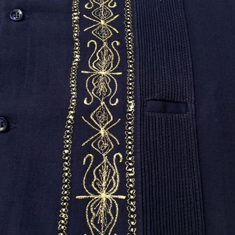 【2027年7月31日までにお届け】【受注生産】【長袖】【 ESG-01L-NG 】【 REJILLADA 】【 NAVY x GOLD 】【 紺 x 金 】