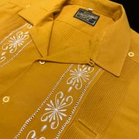 【予約商品】【半袖】【 ESG-01S-MUW 】【S/S REJILLADA】【 MUSTARD x WHITE】 【マスタードx 白】