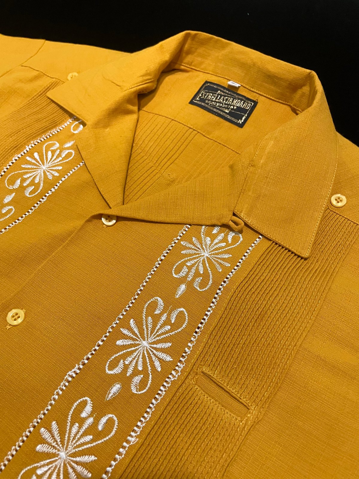 思*ろ様 ESTRELLA STANDARD マスタード 半袖シャツ サイズ40 7月10日頃入荷分-予約商品】【半袖】【 ESG-01S-MUW 】【S/S REJILLA