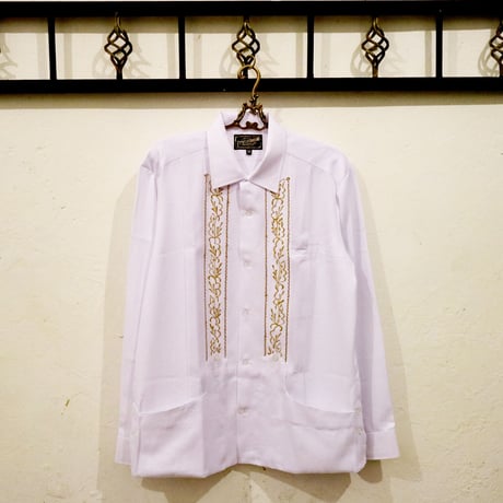 【2027年7月31日までにお届け】【受注生産】【長袖】【 ESG-20LP-WG 】【 REJILLADA CIPRE 】【 POLYESTER 】【 WHITE x GOLD 】【 白 x 金 】