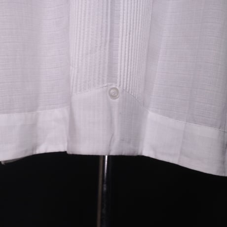 【長袖】【ESG-109L-WJA】【GUAYABERAS】【 L/S GUAYABERA】【WHITE x JADE 】