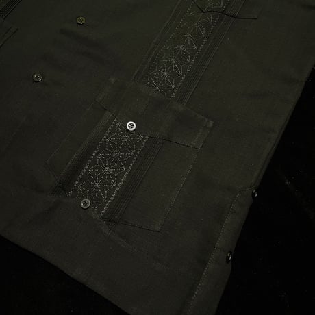 【1月〜2月】【予約商品】【半袖】【 ESGS-13S-B】【 S/S CUBANA ASA 】【BLACK】 【黒】