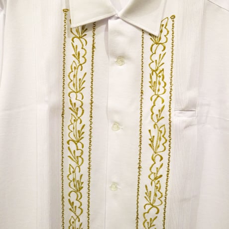 【2027年7月31日までにお届け】【受注生産】【長袖】【 ESG-20LP-WG 】【 REJILLADA CIPRE 】【 POLYESTER 】【 WHITE x GOLD 】【 白 x 金 】
