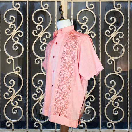 【お取り寄せ商品】【半袖】【IMP-COL-126S-FP】【GUAYABERAS COLLI】【 S/S GUAYAMISA】【FLAMINGO PINK】【フラミンゴピンク】