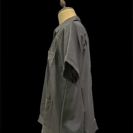 【予約】【半袖】【IMP-DE-09S-CH-40】【 DEADSTOCK 】【S/S GUAYABERA】【CHARCOAL】【炭色】