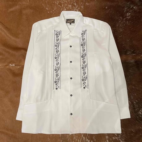 【2027年7月31日までにお届け】【受注生産】【長袖】【ESG-20LP-WB】【 REJILLADA CIPRE 】【 POLYESTER 】【 WHITE x BLACK 】【 白 x 黒 】