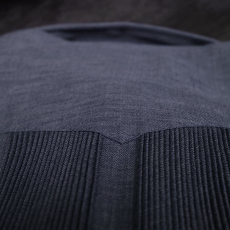 【2027年7月31日までにお届け】【受注生産】【半袖】【 ESG-01SP-HNW 】【 REJILLADA CIPRE 】【 ポリエステル 】【 HEATHER NAVY x WHITE 】